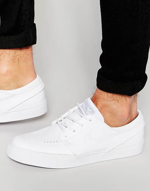 Verward zijn bodem einde Nike SB Zoom Stefan Janoski Leather Trainers 616490-110 | ASOS