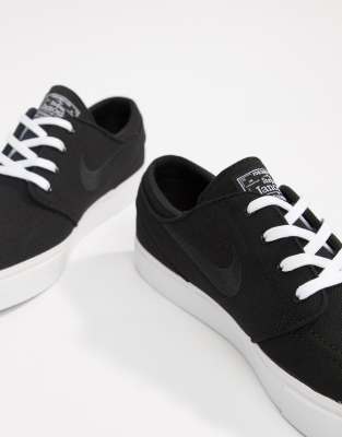 nike sb black stefan janoski trainers