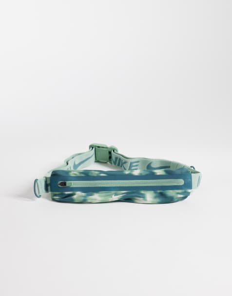 Nike schmale Gürteltasche 4.0 in Blau und Grün - view 1