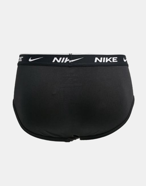 Nike – Schwarze Unterhosen aus elastischer Baumwolle im 3er-Set, 2 von 4