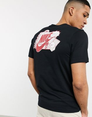 Nike – Schwarzes T-Shirt mit 