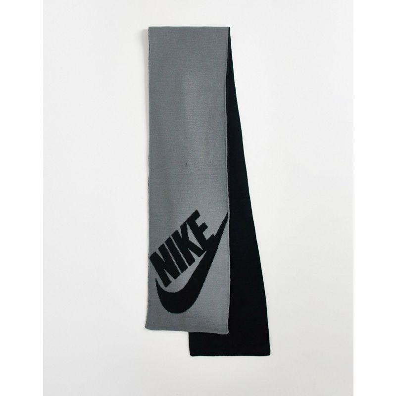 Nike - Sciarpa grigia con logo
