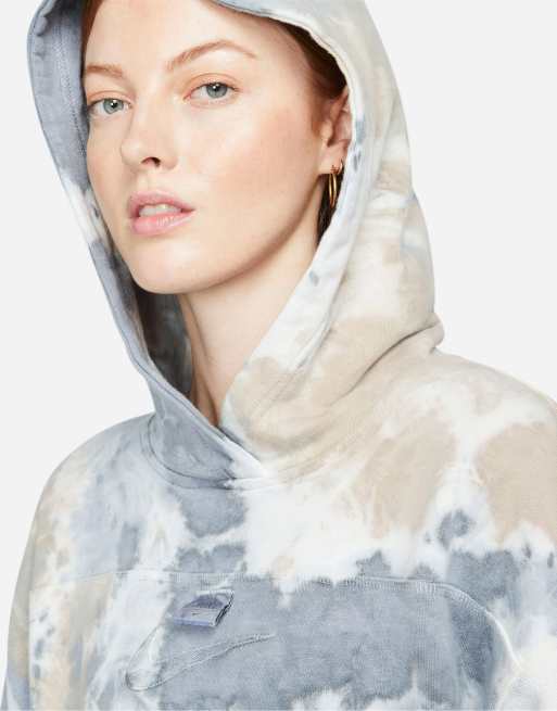 Nike Seasonal Classics Pack oversized color dye hoodie in slate blue