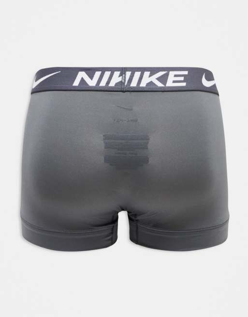 Nike - Set van 3 boxershorts van Dri-FIT microvezel in blauw, grijs en zwart, 2 van 4