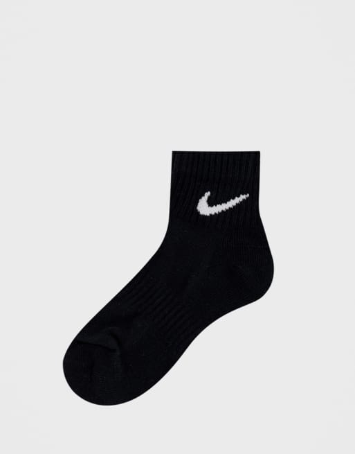 Nike - Set van 3 witte en grijze sokken, 2 van 4