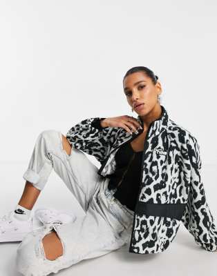 nike pink cheetah jacket