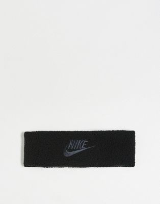 Nike Sherpa womens headband in black