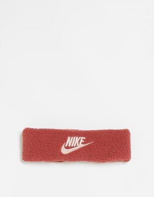 Nike Sherpa womens headband in pink | ASOS