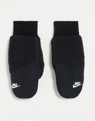 Nike Sherpa womens mittens in black - ASOS Price Checker