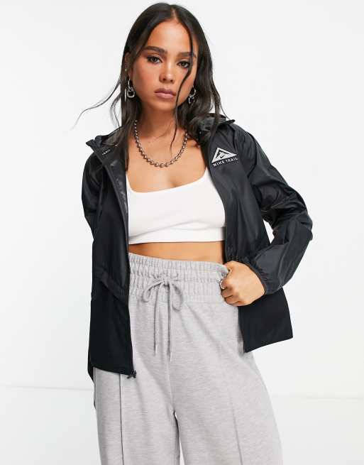 Nike Shield running hooded full zip jacket in | ASOS