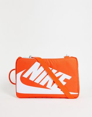 Nike Shoe Box bag in orange and white