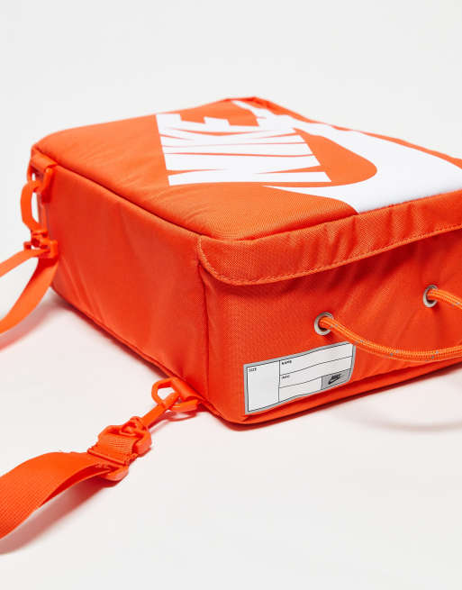 Nike Orange Shoe Box Bag