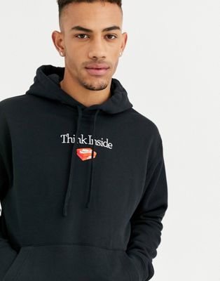 Nike shoebox logo hoodie in black | ASOS
