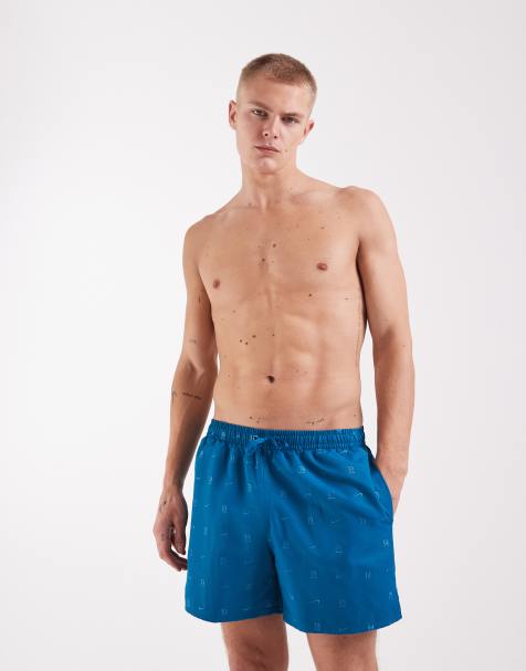 Nike - Short de bain 5 pouces style volley avec doublure - Vert - view 1