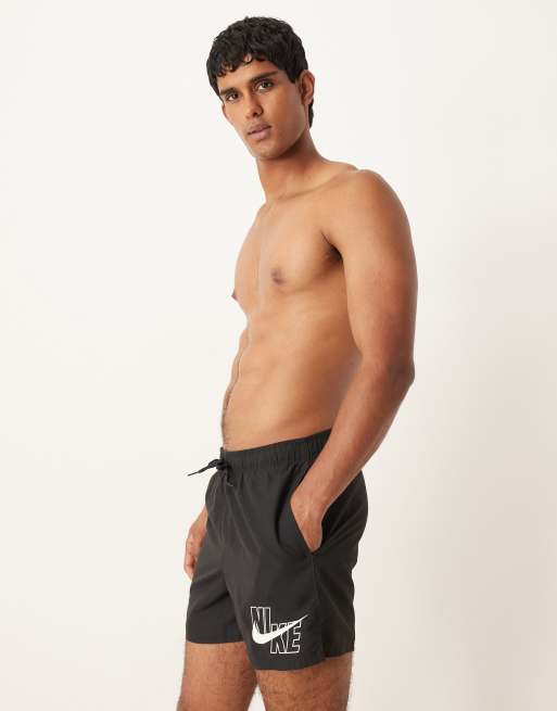 Nike - Short de bain 5 pouces style volley - Noir, 3 de 5