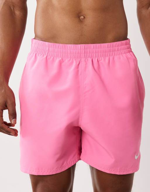 Nike - Short de bain 5 pouces style volley - Rose, 5 de 5