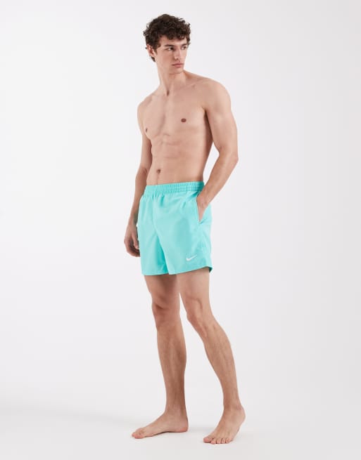 Nike - Short de bain 5 pouces style volley - Turquoise, 3 de 5
