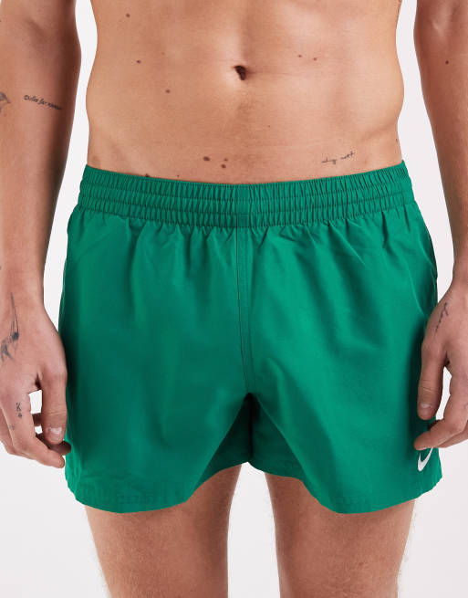 Nike - Short de bain style volley 3 pouces - Vert, 4 de 5