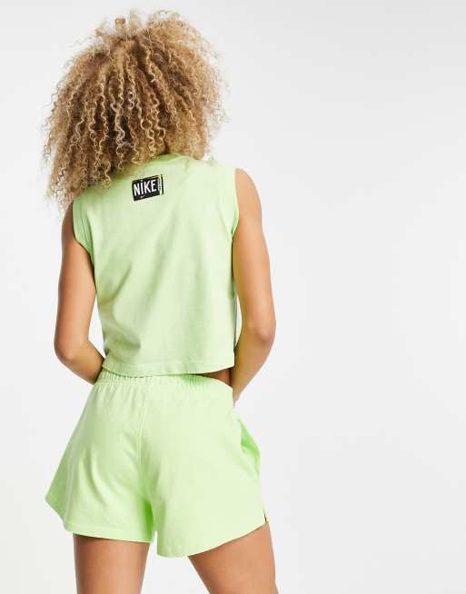 Short nike vert fluo new arrivals