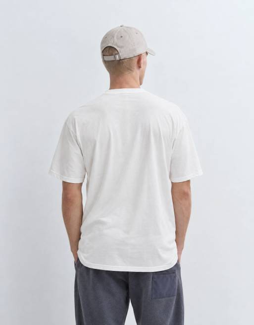 Nike short-sleeved t-shirt in white with floral patch, 8 of 9