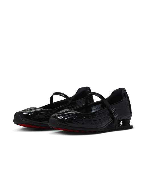 Nike Shox Calistra trainers in black, 3 of 4