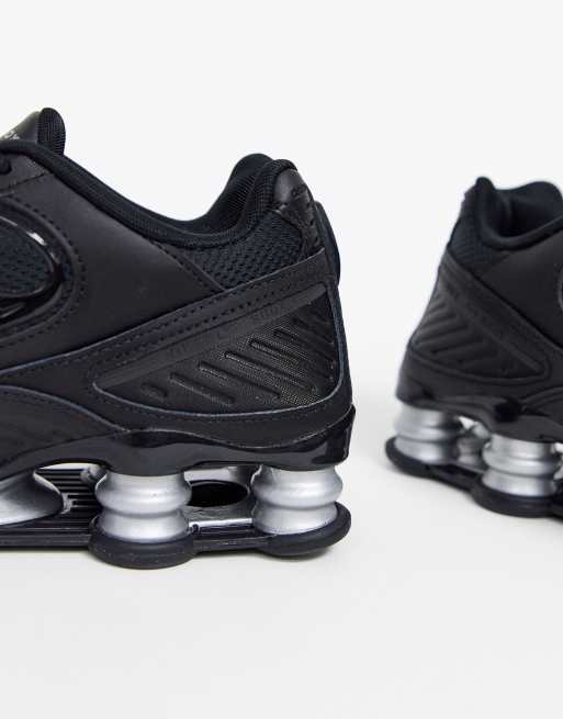 Nike – Shox Enigma 9000 – Sneaker in Schwarz und Silber, 3 von 4
