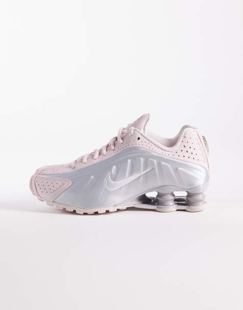 Nike - Shox R4 - Baskets - Rose et gris - view 1