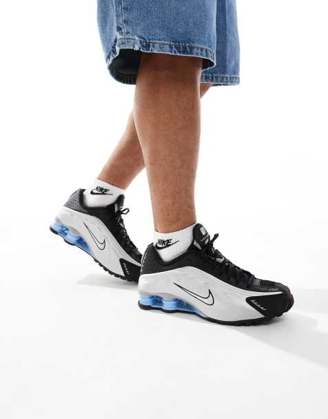 Nike Shox R4 sneakers in black and silver - view 1