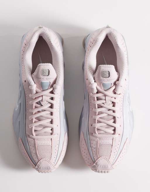 Nike - Shox R4 - Sneakers in roze en grijs, 3 van 5