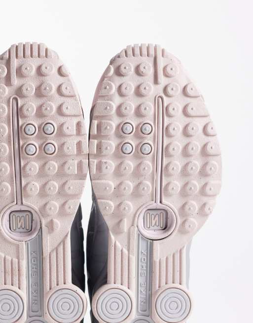 Nike - Shox R4 - Sneakers in roze en grijs, 5 van 5