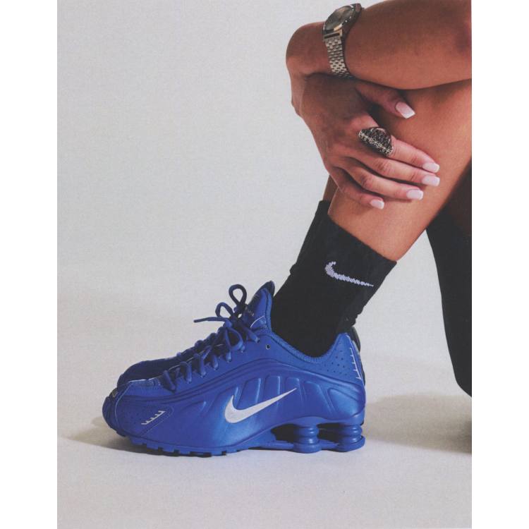 Nike fashion shox r4 blue