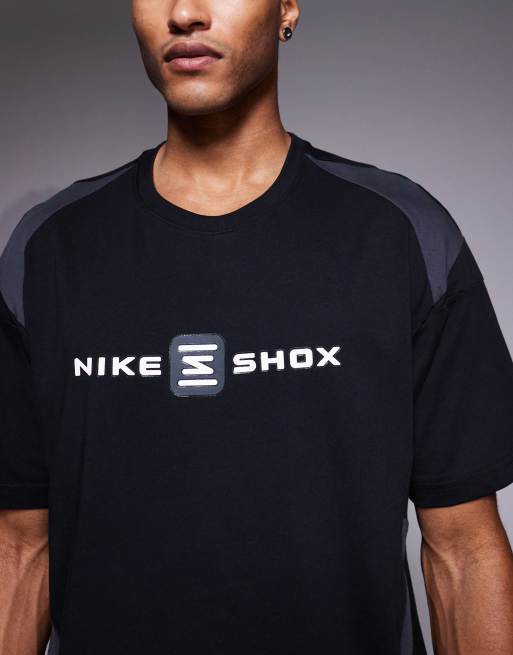 Nike - Shox - Sort og grå T-shirt, 5 af 5