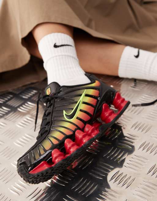 Nike – Shox TL – Czarne buty sportowe z kolorowymi wstawkami, 4 z 5