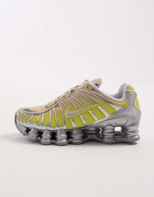 Nike Shox Tl Fade Sneakers In Green