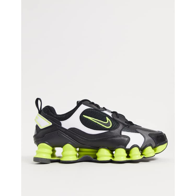 Nike shox cheap black yellow