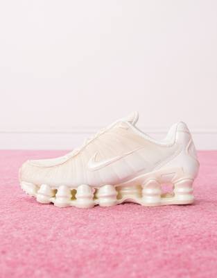 Nike Shox Tl Pearlised Sneakers In Pink