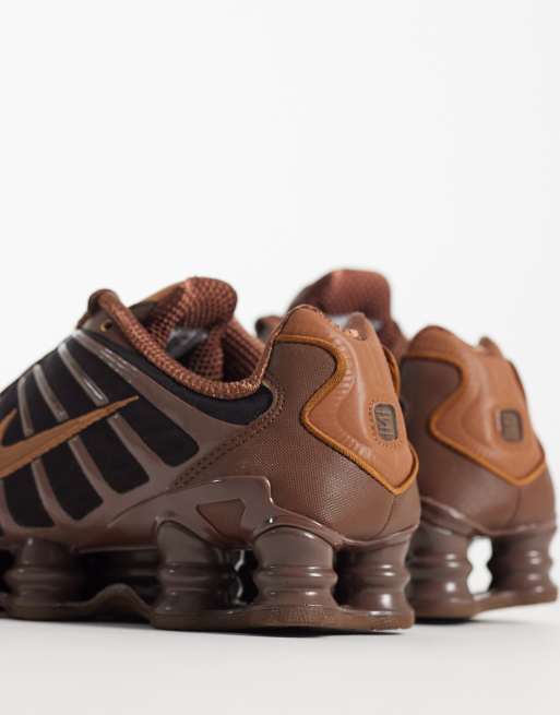 Nike Shox TL sneaker marrone cacao wow, 5 di 5