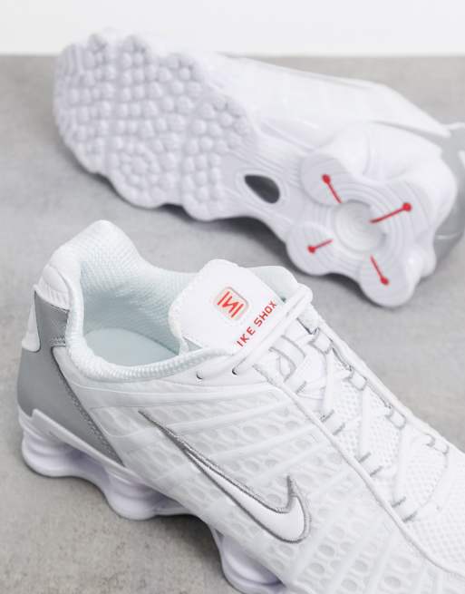 Nike shox 2024 tl bianche