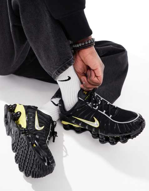 Nike – Shox TL – sneakers i sort og gul - view 1