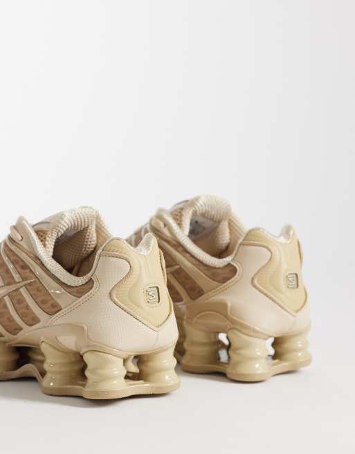 Nike Shox TL sneakers in beige | ASOS