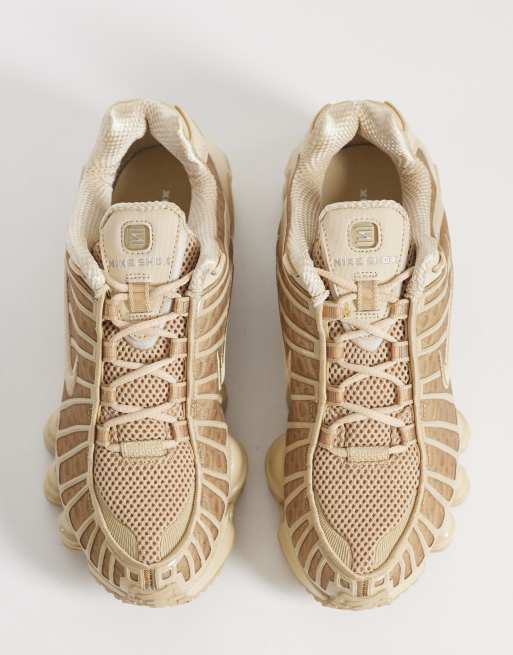 Nike Shox TL sneakers in beige | ASOS