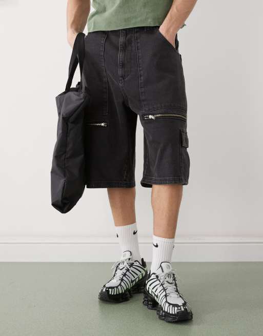Nike Shox TL sneakers in black and green | ASOS