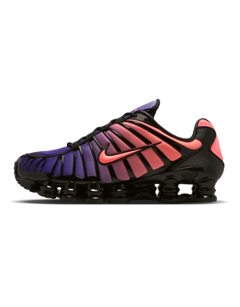 Nike Shox TL sneakers in black and pink - view 1