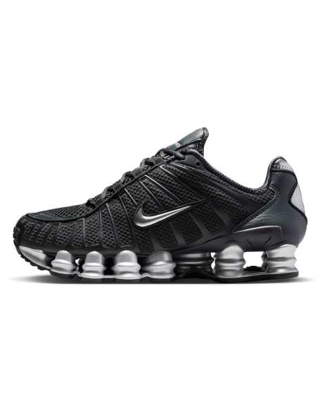 Nike Shox TL sneakers in black and silver - view 1