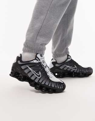 Nike Shox TL sneakers in black and white