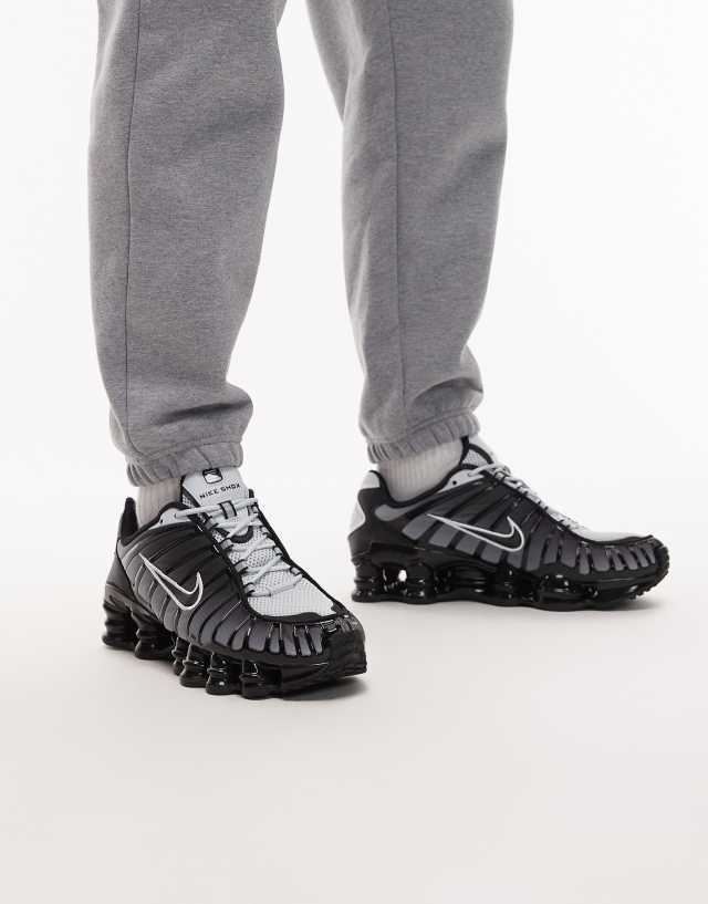 NIKE Shox TL ホワイト ブラック スニーカー Nike Shox TL sneakers in black and white | ASOS
