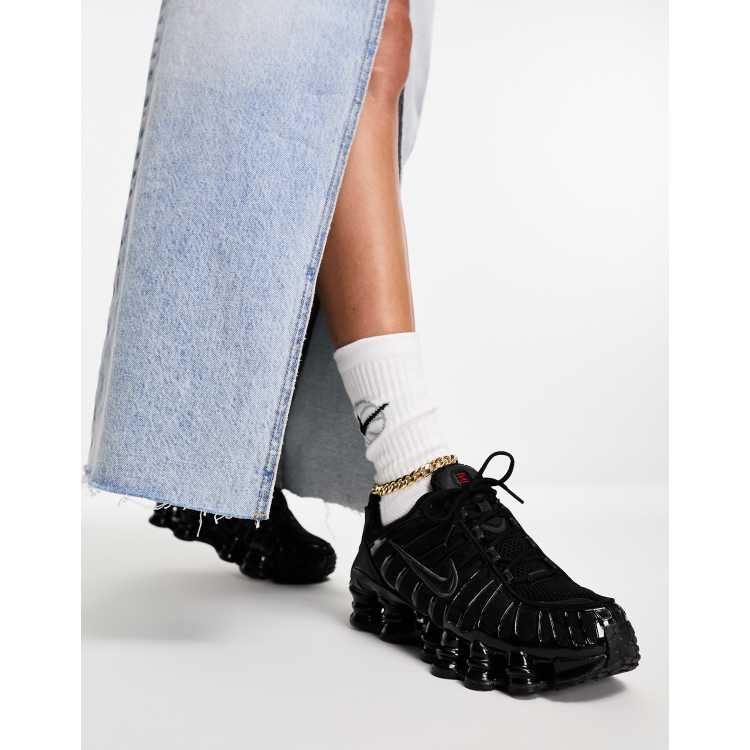 Nike Shox TL sneakers in black ASOS