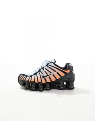 Nike Shox TL sneakers in blue and orange | ASOS