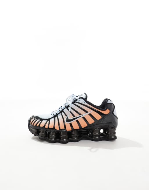 ☆NIKE☆Shox TL \"Blue Tint & Total Orange\"☆Orange Nike Shox TL 