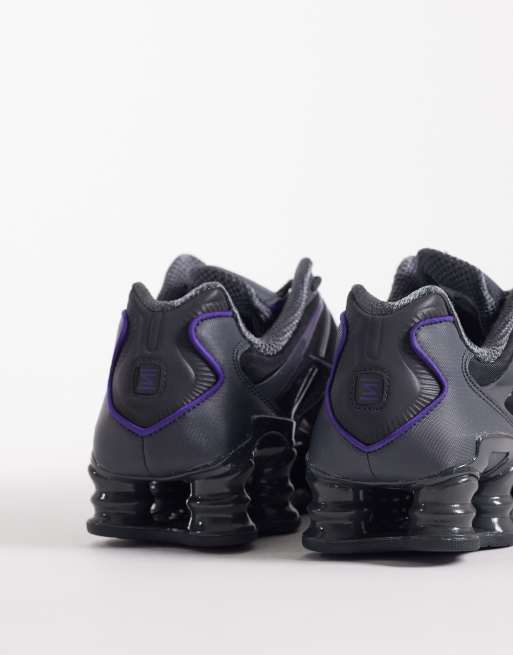 Nike - Shox TL - Sneakers in donkergrijs en paars, 2 van 5